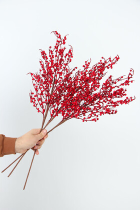Yapay Çalı Kokinası Yılbaşı Çiçeği 70 cm - 2