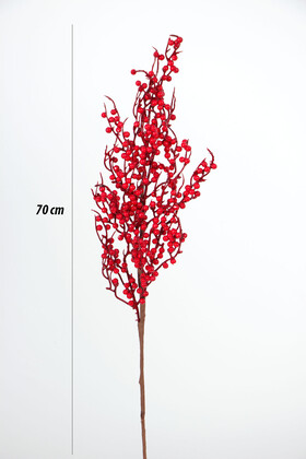 Yapay Çalı Kokinası Yılbaşı Çiçeği 70 cm - 3