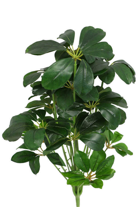 Yapay Çiçek Deposu - Yapay Şeflera Bitki Demeti 65cm (Schefflera) Koyu Yeşil